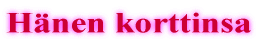 Hänen korttinsa 
